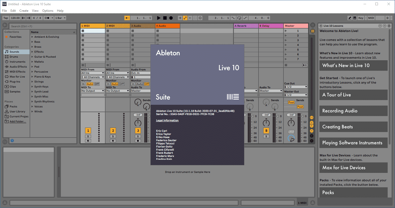 Ableton Live Suite V10.1.18 Final Music Production With Live And Push Software