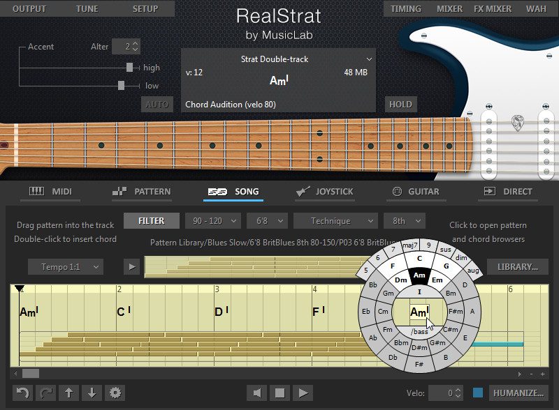 Musiclab Realstrat 6 With Keys 