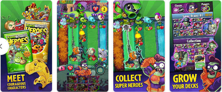 Plants Vs Zombies Heroes Game For Android