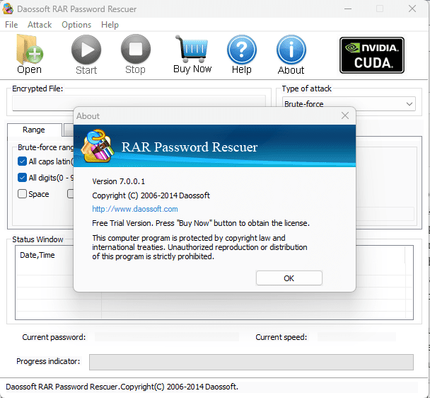 Daossoft Rar Password Rescuer For Windows Full Version