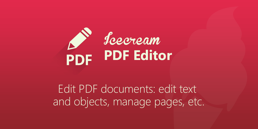 Icecream Pdf Editor Pro Windows Full Version