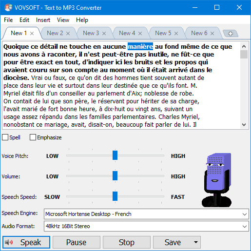 Vovsoft Text To Mp3 Converter  Full Version