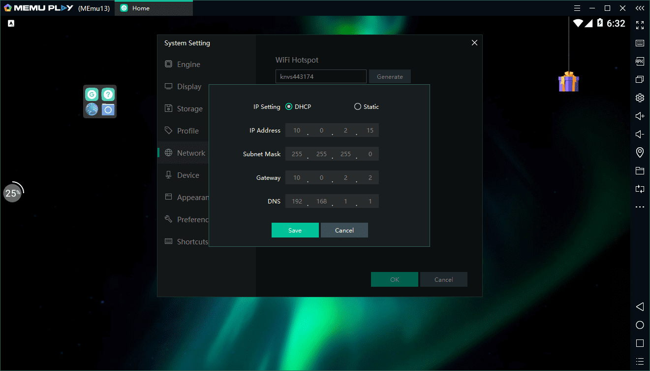 Computer Game Settings Screen On Memu Android Emulator