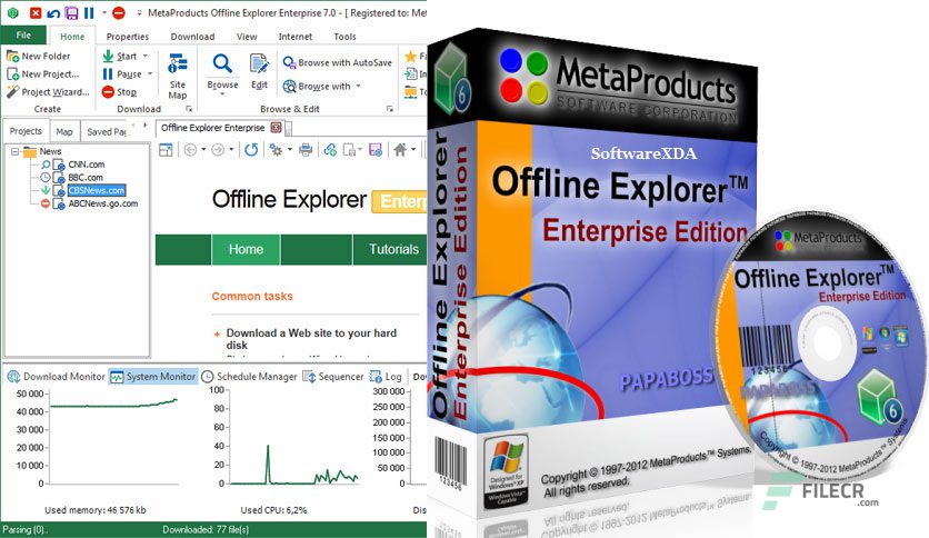 Offline Explorer Enterprise With Crack For Windows