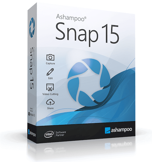Version 1: Screenshot Tool Ashampoo Snap 15 Capturing Screen Content With Editing Features.