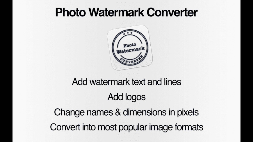 Download Photo Watermark Converter Pro For Mac Full Version