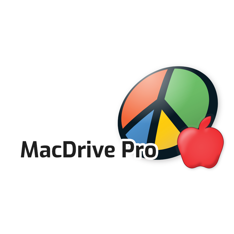 Version 1: MacDrive Pro software interface on Mac OS X, allowing seamless access to Mac-formatted disks on Windows.