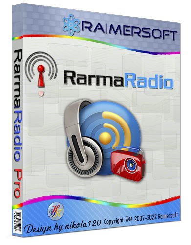 1. A sleek black radio with the display showing 'ramam radio pro v 1.0.0.0' by rarmaradio pro.