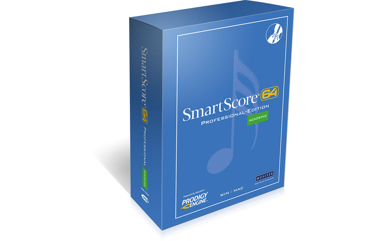 1. SmartScore 64 Pro interface showcasing advanced music software features for efficient music saving and editing.